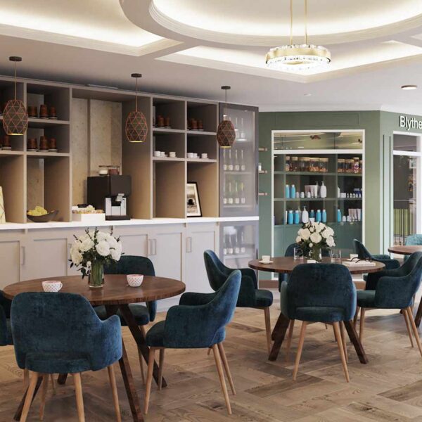 Blythe Rose care home communal area