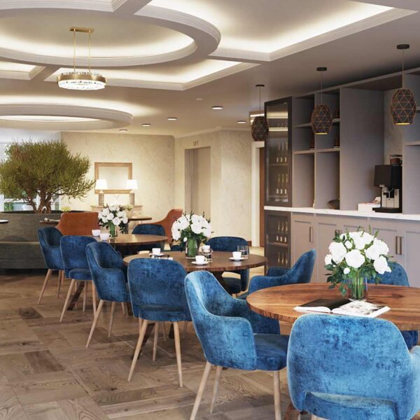 Blythe Rose care home communal area